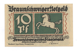 Notgeld Serie Braunschweig 1921 10 Pf Blankenburg Am Harz - Collezioni