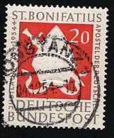 1954 Bonifatius Michel DE 199 Stamp Number DE 724 Yvert Et Tellier DE 75 Stanley Gibbons DE 1125 Used - Gebraucht
