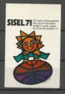 Vignette : SISEL 71 - 20e Salon International Des Sports Et Loisirs - Palais Du Cnit - Paris - Sport