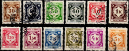 Bohemen En Mahren  1941 Mi 1/12  Dienst - Used Stamps