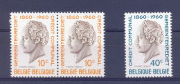 Nr. 1059-V2 + 1160-V2 Wesp + Baard Postgaaf ** MNH Prachtig - 1931-1960