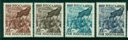 YUGOSLAVIA 1952 Mi 708-11** Communist Party Congress, Zagreb [L2937] - Timbres