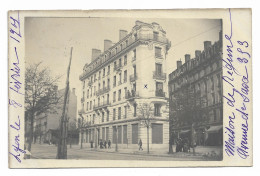 CARTE PHOTO -1905 -- LYON Avenue De Saxe - Voir Textes Recto - Verso - Lyon 6