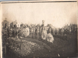 Hersin Coupigny - Photo Ancienne - Le Cimetière Militaire - 19 Novembre 1915 - Militaria Ww1 - Autres & Non Classés