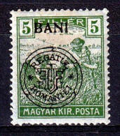 1919 - Romanian Occupation In Hungary  Mi No  28 I  LES SACKER - Occupazione