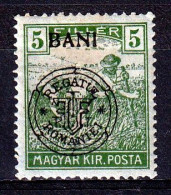 1919 - Romanian Occupation In Hungary  Mi No  28 I  LES SACKER - Bezetting