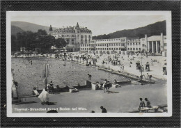 AK 0212  Baden Bei Wien - Thermal-Strandbad / Verlag Ledermann Um 1931 - Baden Bei Wien