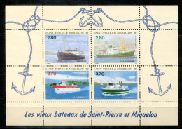 SAINT PIERRE & MIQUELON Block 3, Bl.3 Mnh - Schiffe, Ships, Bateaux - Blocks & Sheetlets