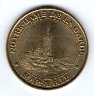 Jeton - Médaille Touristique De La Monnaie De Paris (13) MARSEILLE N-D De La Garde N°1 De 1998 Cote 68 € - Ohne Datum
