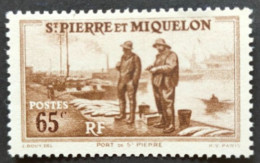 SAINT PIERRE ET MIQUELON / YT 179 / PORT - PECHEUR - BATEAU - POISSON - PECHE / NEUF ** / MNH - Neufs