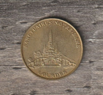 Monnaie De Paris :  Sanctuaires Notre-Dame De Lourdes (Avec Différend) - Non Datati