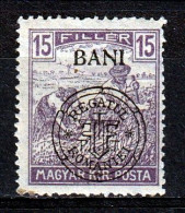 1919 - Romanian Occupation In Hungary  Mi No  31 I  LES SACKER - Bezetting