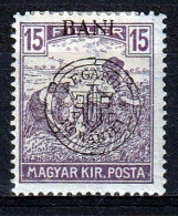 1919 - Romanian Occupation In Hungary  Mi No  31 I  LES SACKER - Bezetting