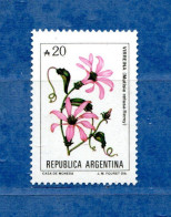 .(Mn.1) Argentina -** 1982 - FLEURS , Yvert. 1682.   MNH** - Unused Stamps