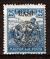 1919 - Romanian Occupation In Hungary  Mi No  32 I  LES SACKER - Ocupaciones