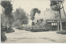 76- SAINT ROMAIN -DE-COLBOSC - LE TRAMWAY AU DEPOT - Saint Romain De Colbosc