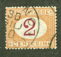 946 Italy 1870 Scott #J4 Used (Lower Bids 20% Off) - Segnatasse