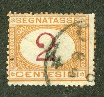 953 Italy 1870 Scott #J4 Used (Lower Bids 20% Off) - Postage Due