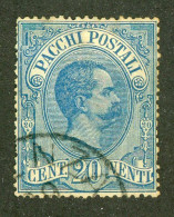 956 Italy 1884 Scott #JQ2 Used (Lower Bids 20% Off) - Paketmarken