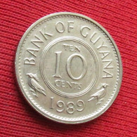 Guyana 10 Cents 1989 KM# 33 Lt 1458 *VT  Guiana - Guyana