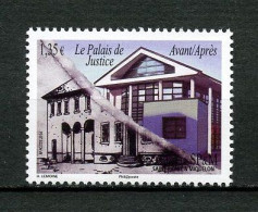 SPM MIQUELON 2014 N° 1111 ** Neuf MNH Superbe Palais De Justice Avant Après - Ungebraucht