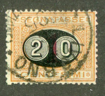 960 Italy 1870 Scott #J26 Used (Lower Bids 20% Off) - Portomarken