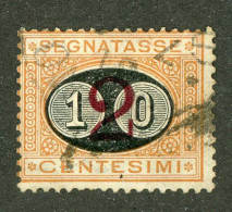 961 Italy 1870 Scott #J25 Used (Lower Bids 20% Off) - Portomarken