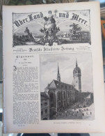 Über Land Und Meer 1892 Band 69 Nr 8. WITTENBERG. INDIANER. TIROLER TIROL - Sonstige & Ohne Zuordnung