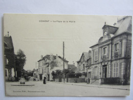 Delcampe - CPA DOMONT LA PLACE DE LA MAIRIE - Domont