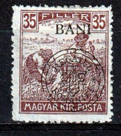 1919 - Romanian Occupation In Hungary  Mi No  33 I  LES SACKER - Bezetting