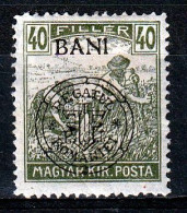 1919 - Romanian Occupation In Hungary  Mi No  34 I  LES SACKER - Bezetting