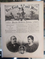 Über Land Und Meer 1892 Band 69 Nr 10. CLEVELAND. CORNELIA Ancient Rome Antikes Rom Antica Roma - Autres & Non Classés