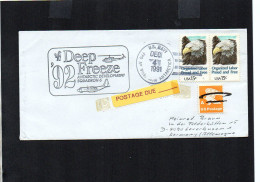 USA Cover. Polar Philately - North Pole - Postage Due - US NAVY Antarctica 4.12.91 - (1ATK114) - Sonstige & Ohne Zuordnung