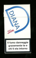 Tabacco Pacchetto Di Sigarette Italia - Diana Slim 20 Pezzi Bis ( Vuoto ) - Estuches Para Cigarrillos (vacios)