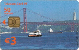 Portugal - PT (Chip) - O Cacilheiro - PT345 - 04.2002, 50U, 11.000ex, Used - Portugal