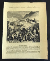 Protege Cahier XIXe - Le Passage Des Alpes - Napoleon - Protège-cahiers