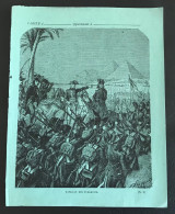 Protege Cahier XIXe - Bataille Des Pyramides - Napoleon - Protège-cahiers