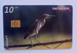 Telephonecard Suisse, Empty And Used - Uccelli Canterini Ed Arboricoli