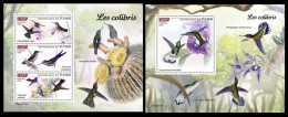 Chad  2023 Hummingbirds. (115) OFFICIAL ISSUE - Colibríes