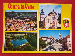 CPM -  Cours La Ville -(Rhône) - Multivue Multivues - Cours-la-Ville