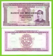 MOZAMBIQUE 500 ESCUDOS 1976 P-118  UNC - Mozambico