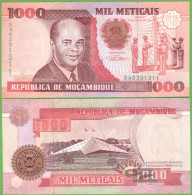 MOZAMBIQUE 1000 METICAIS 1991 P-135  UNC - Mozambico