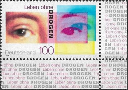 GERMANY (BRD) - CAMPAIGN AGAINST DRUG ABUSE (BOTTON RIGHT CORNER) 1996 - MNH - Drugs