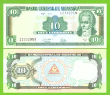 NICARAGUA 10 CORDOBAS 1996 P-181  UNC - Nicaragua