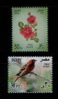 EGYPT / 2004 / Celebrations 2004 / FLOWERS( ROSE ) / BIRDS ( SONGBIRD ) /  MNH / VF. - Nuovi