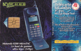FRENCH POLYNESIA(chip) - Motorola 8200 MicroTAC, Jeux Pacifique/Coureurs, Chip GEM1.3, Tirage 20000, 08/95, Used - Telefoni