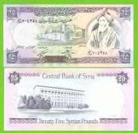 SYRIA 25 POUNDS 1991 P-102e UNC - Syrië