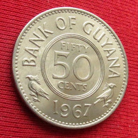Guyana 50 Cents 1967 KM# 35 Lt 1464 *VT Guiana - Guyana