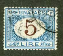 987 Italy 1870 Scott #J17 Used (Lower Bids 20% Off) - Taxe