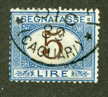 989 Italy 1870 Scott #J17 Used (Lower Bids 20% Off) - Segnatasse